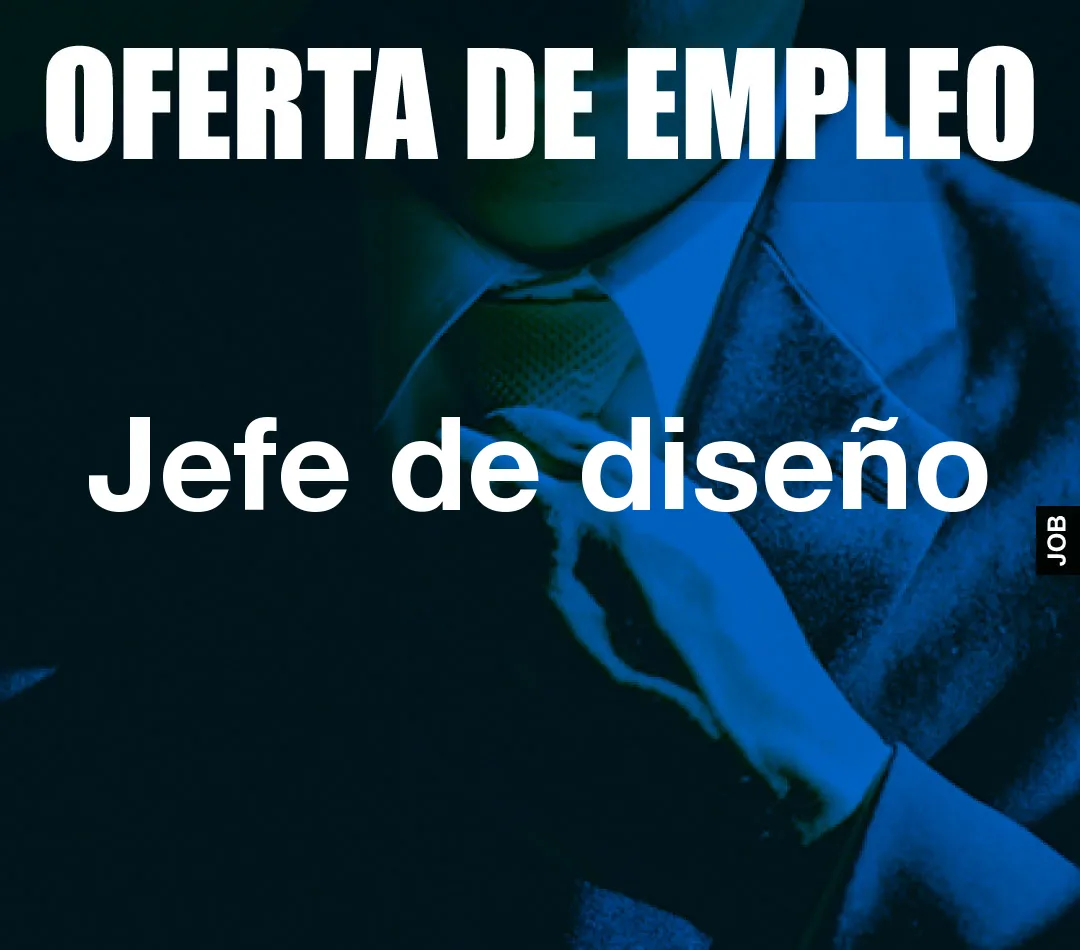 Jefe de diseño