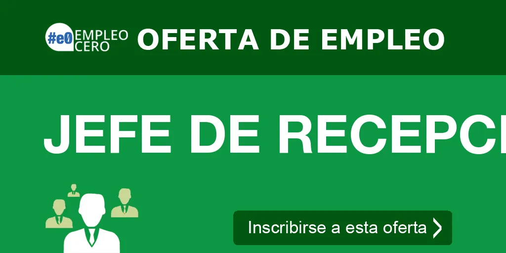 JEFE DE RECEPCION