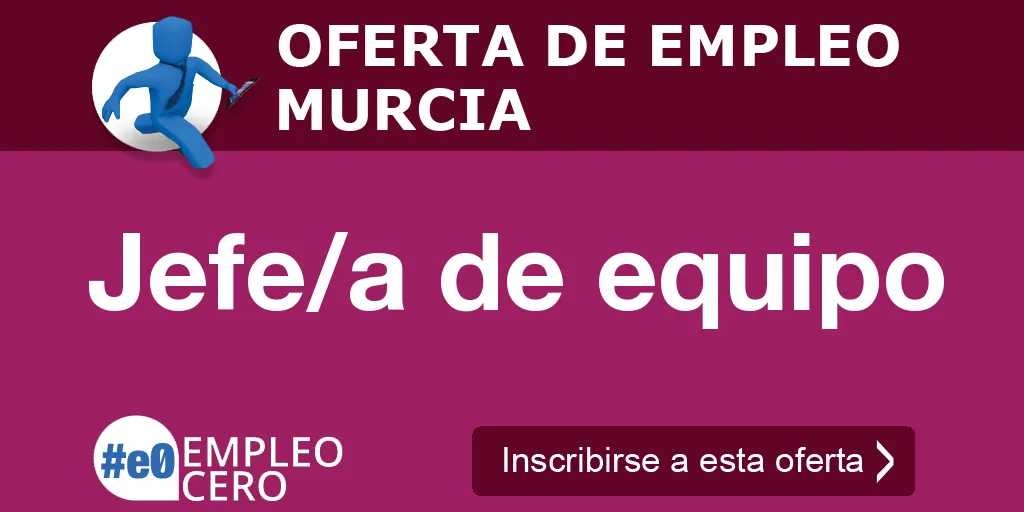 Jefe/a de equipo Jefe/a de equipo