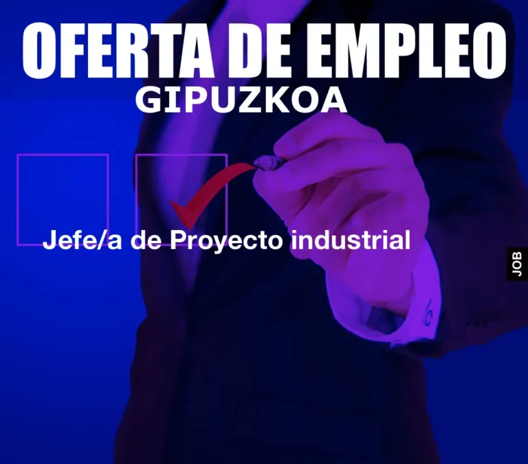 Jefe/a de Proyecto industrial