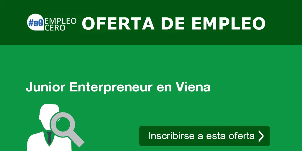 Junior Enterpreneur en Viena Junior Enterpreneur en Viena