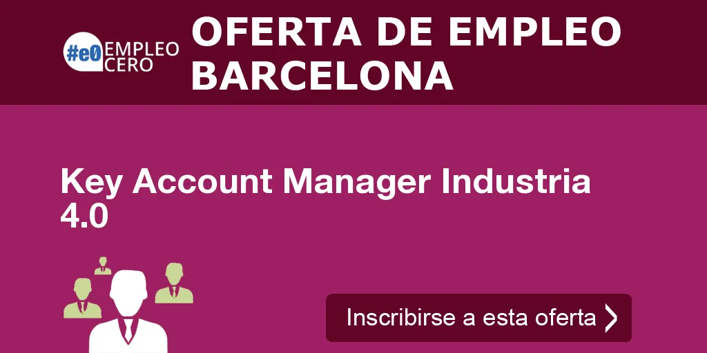 Key Account Manager Industria 4.0