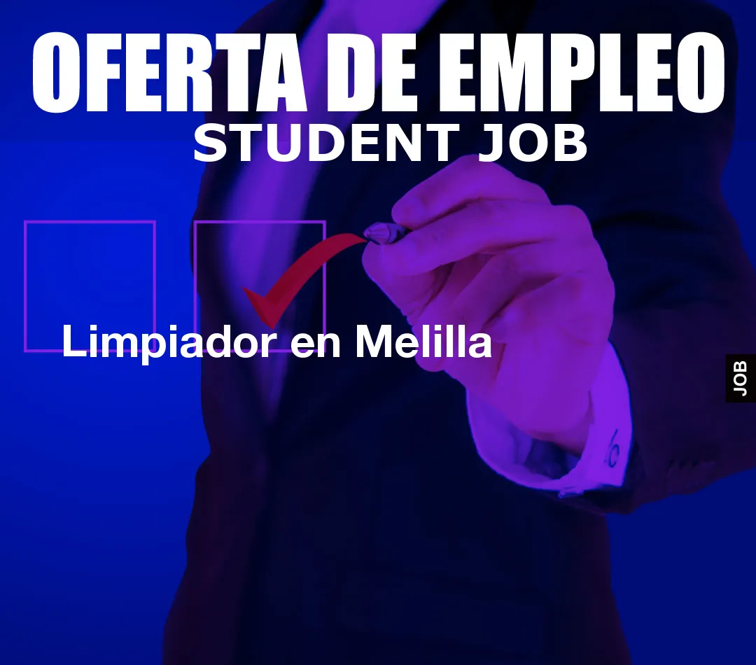 Limpiador en Melilla