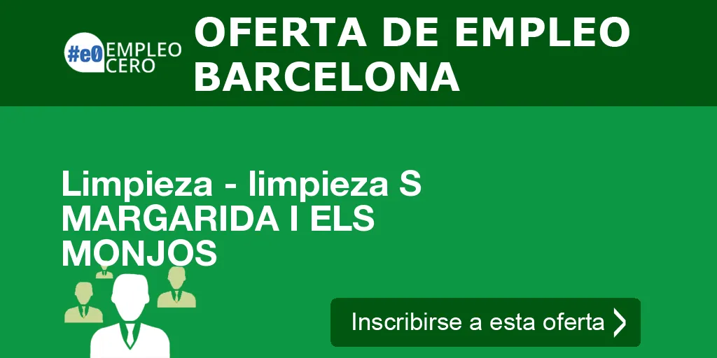 Limpieza - limpieza S MARGARIDA I ELS MONJOS Limpieza - limpieza S MARGARIDA I ELS MONJOS