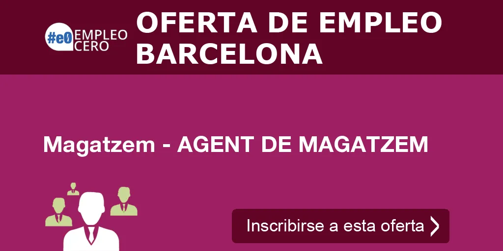Magatzem - AGENT DE MAGATZEM Magatzem - AGENT DE MAGATZEM