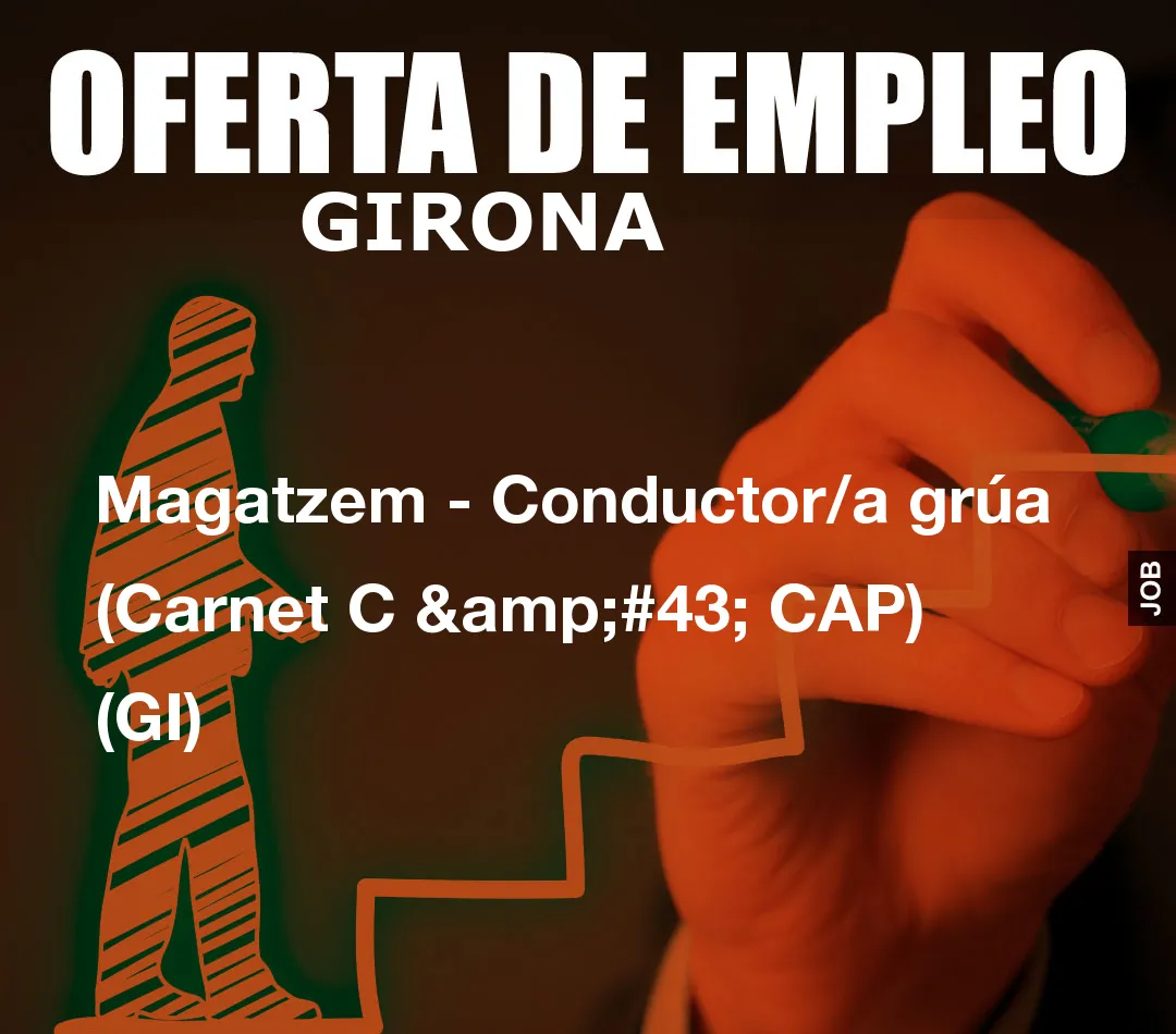 Magatzem – Conductor/a gr