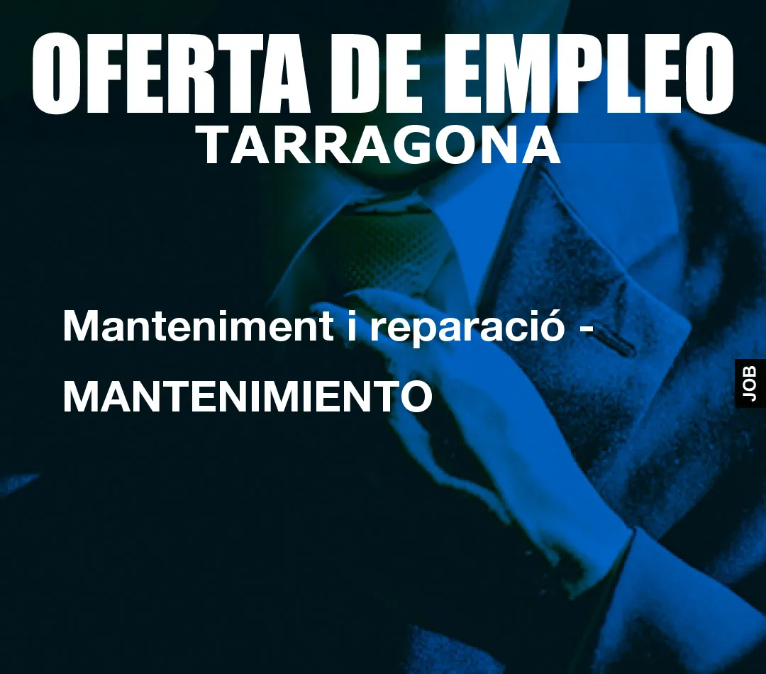 Manteniment i reparaci