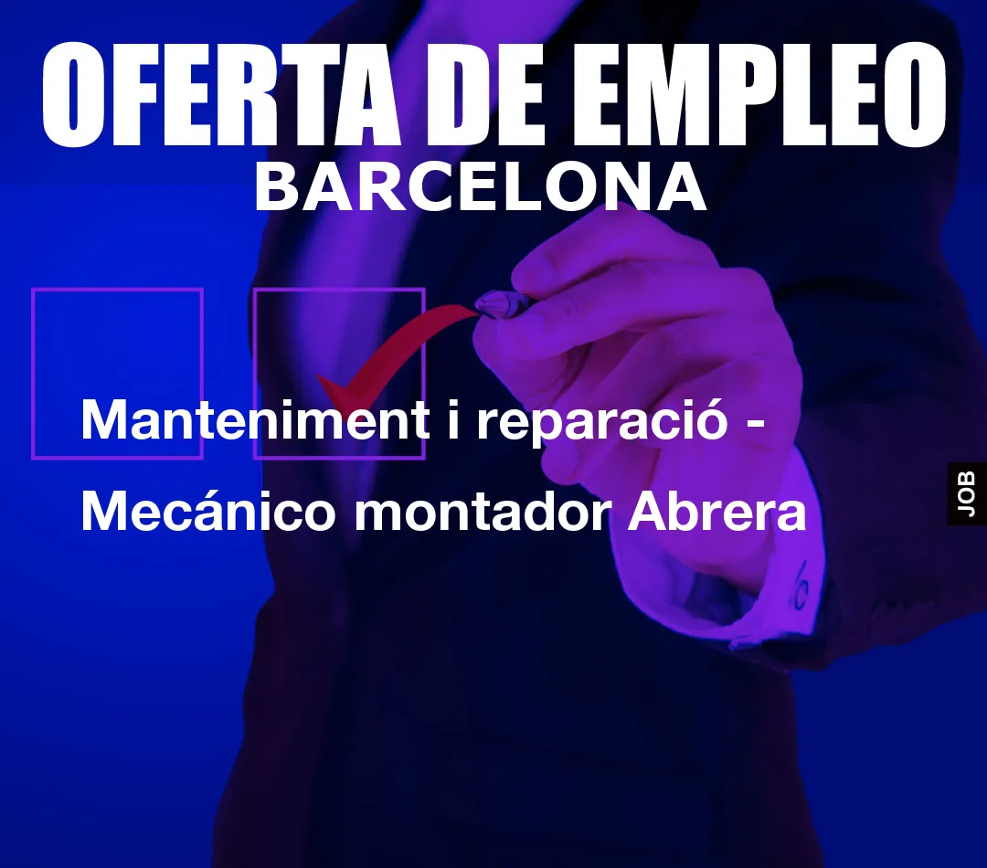 Manteniment i reparaci