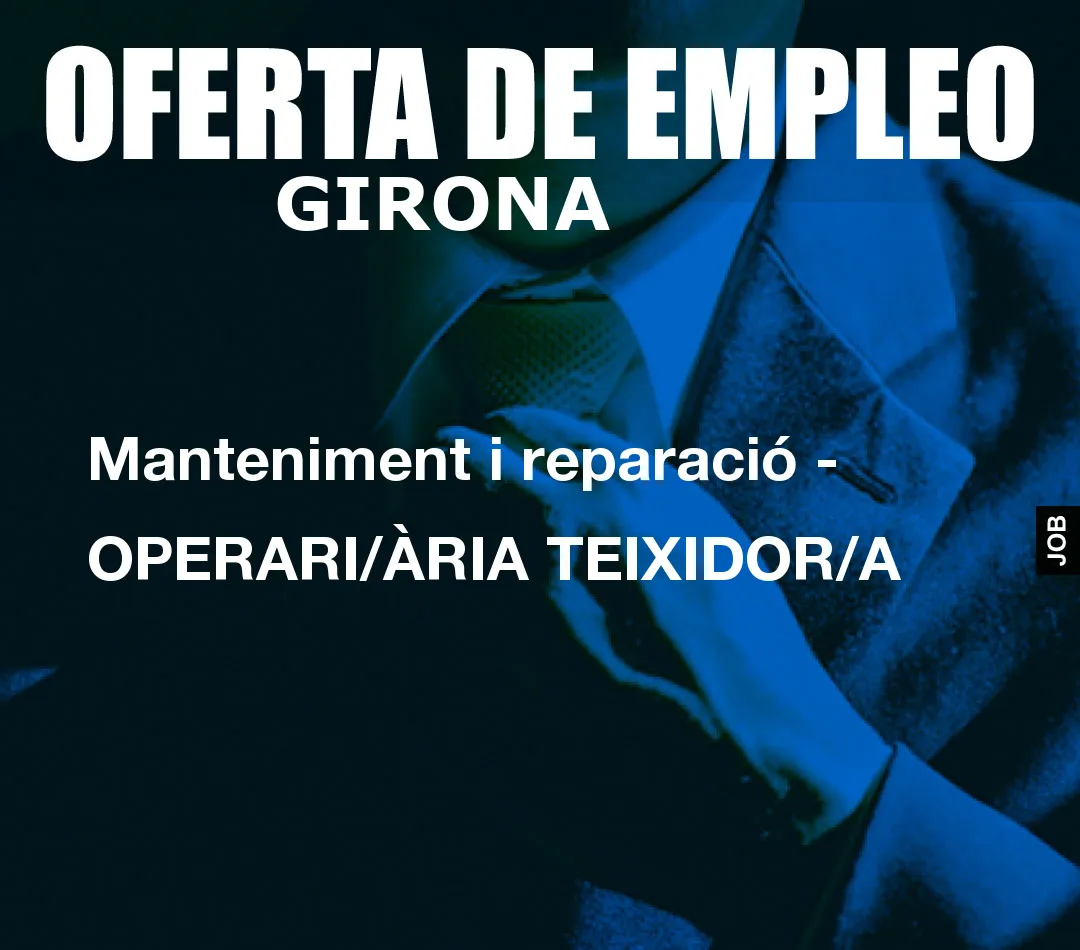 Manteniment i reparaci