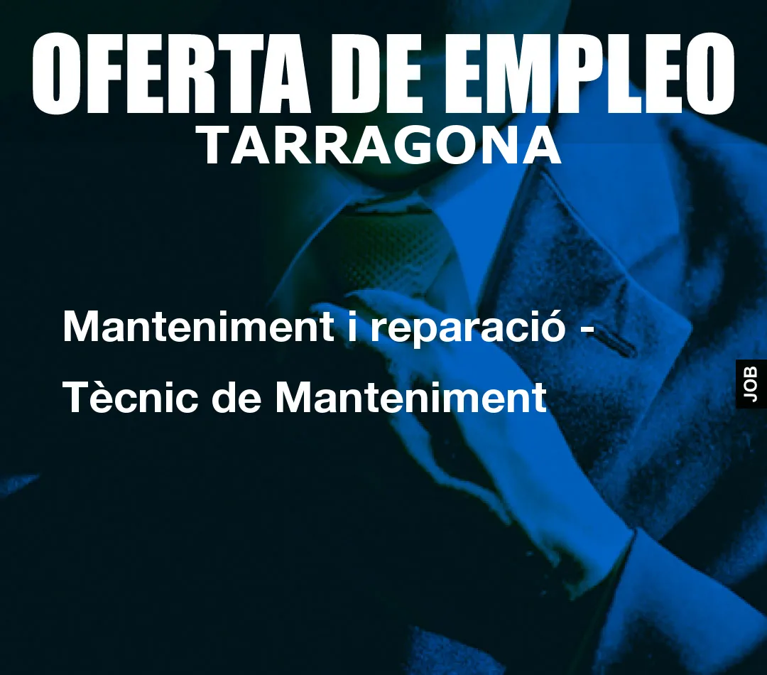 Manteniment i reparaci