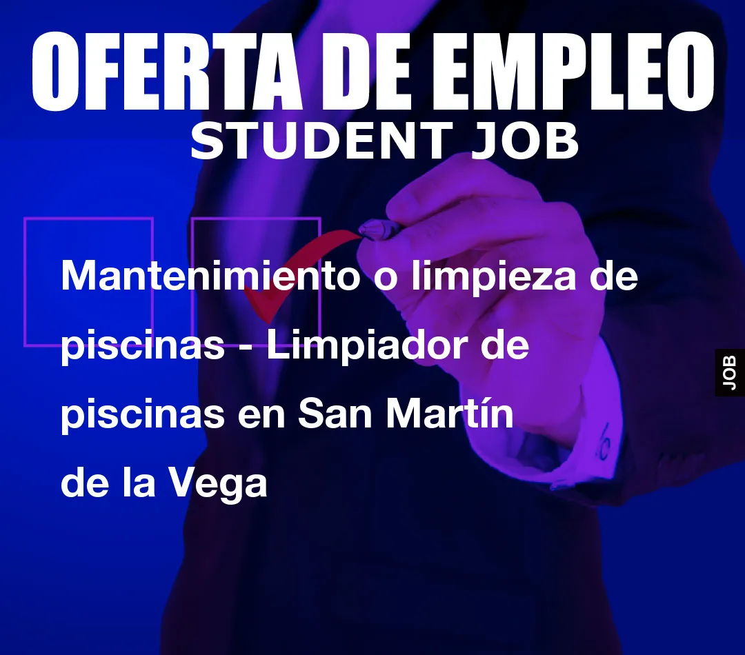 Mantenimiento o limpieza de piscinas – Limpiador de piscinas en San Mart