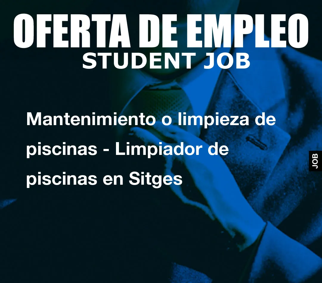 Mantenimiento o limpieza de piscinas – Limpiador de piscinas en Sitges