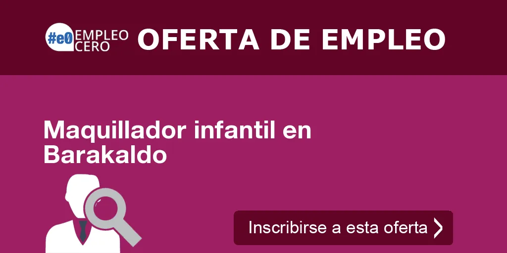Maquillador infantil en Barakaldo