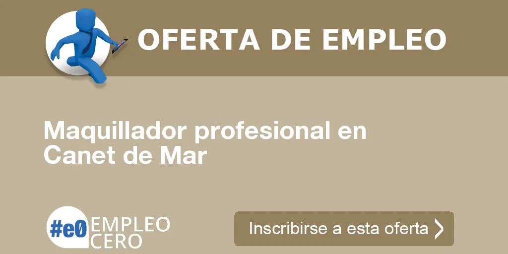 Maquillador profesional en Canet de Mar