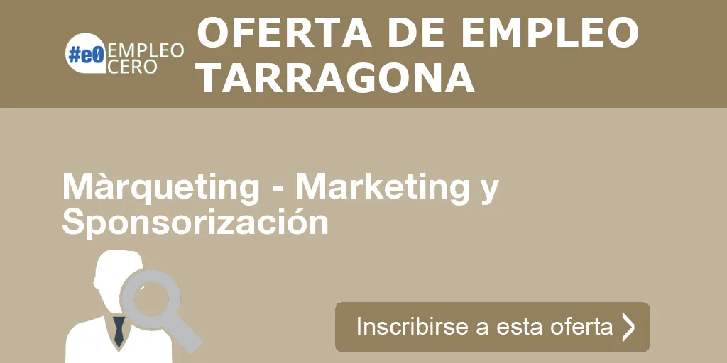 Màrqueting - Marketing y Sponsorización Màrqueting - Marketing y Sponsorización