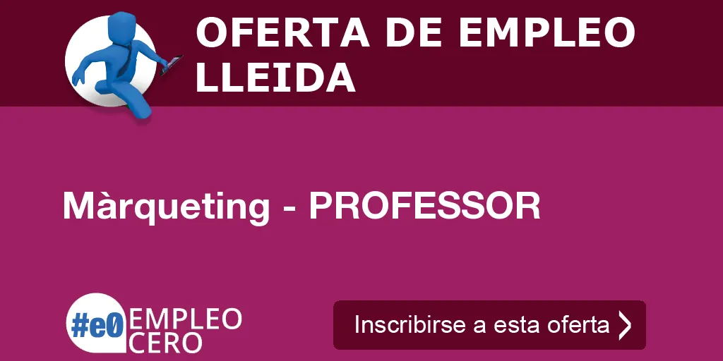 Màrqueting - PROFESSOR Màrqueting - PROFESSOR