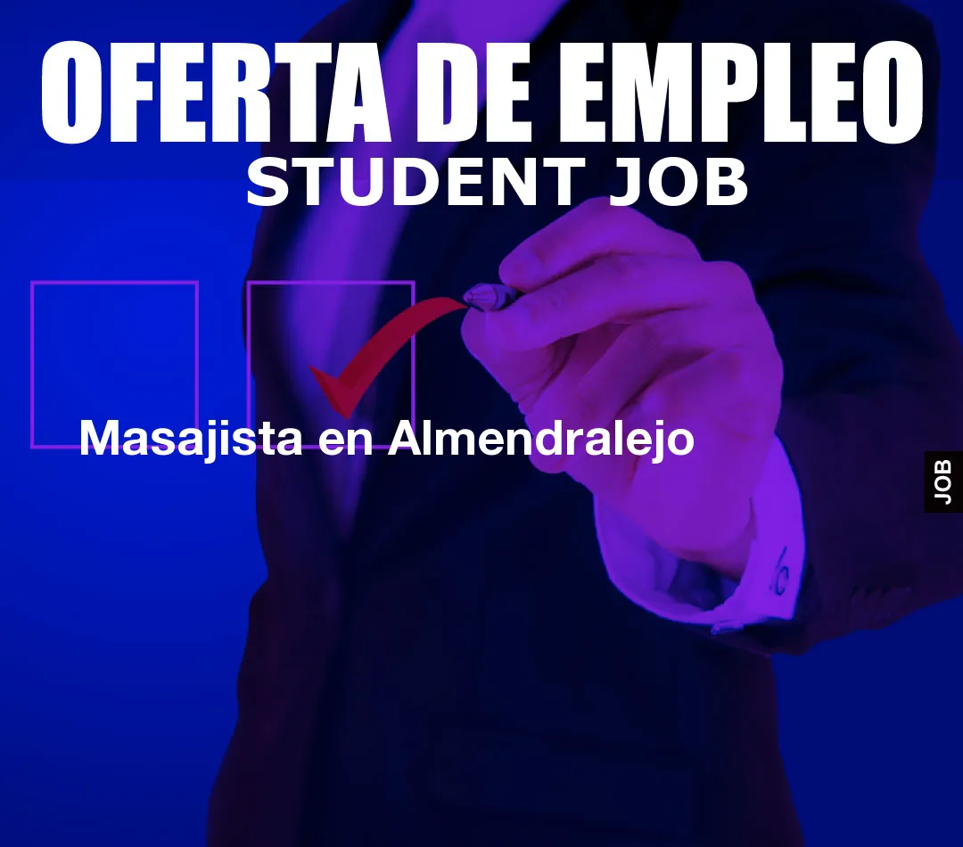 Masajista en Almendralejo