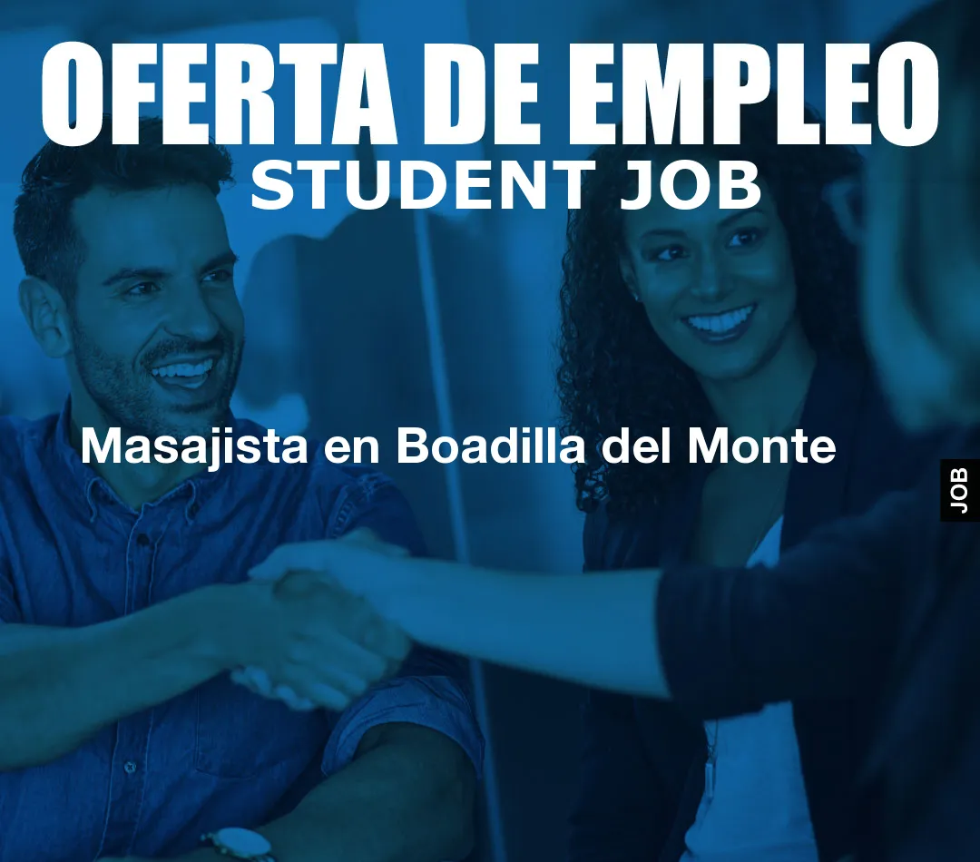 Masajista en Boadilla del Monte