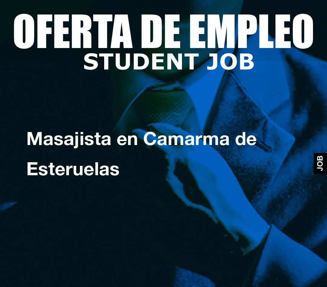 Masajista en Camarma de Esteruelas