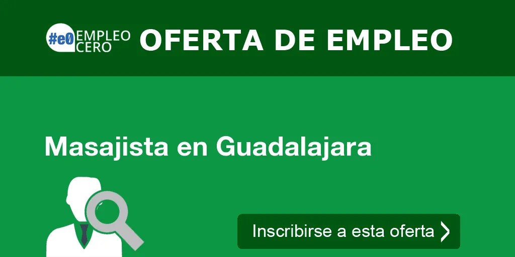 Masajista en Guadalajara Masajista en Guadalajara