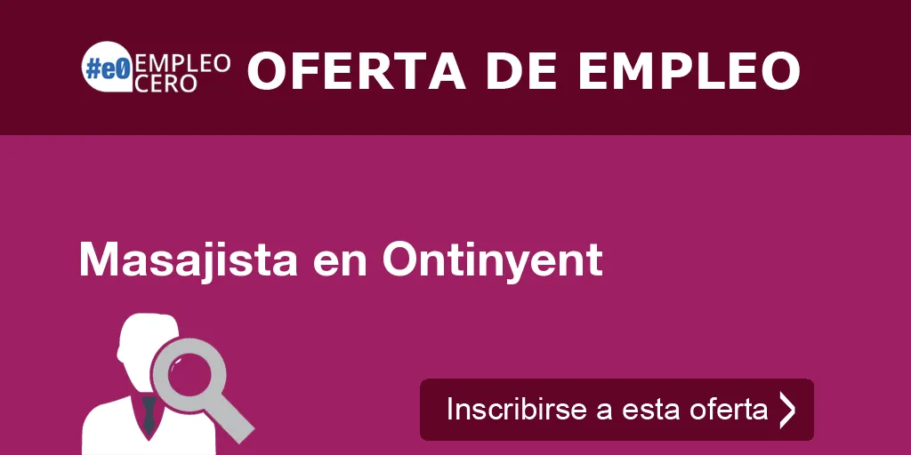 Masajista en Ontinyent Masajista en Ontinyent