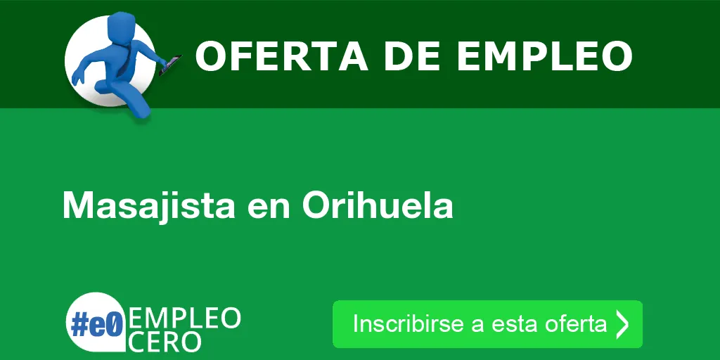 Masajista en Orihuela