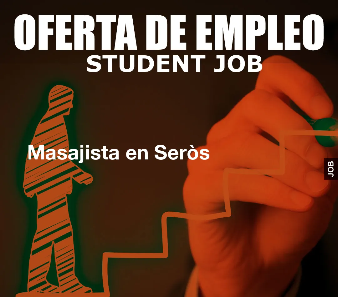 Masajista en Ser