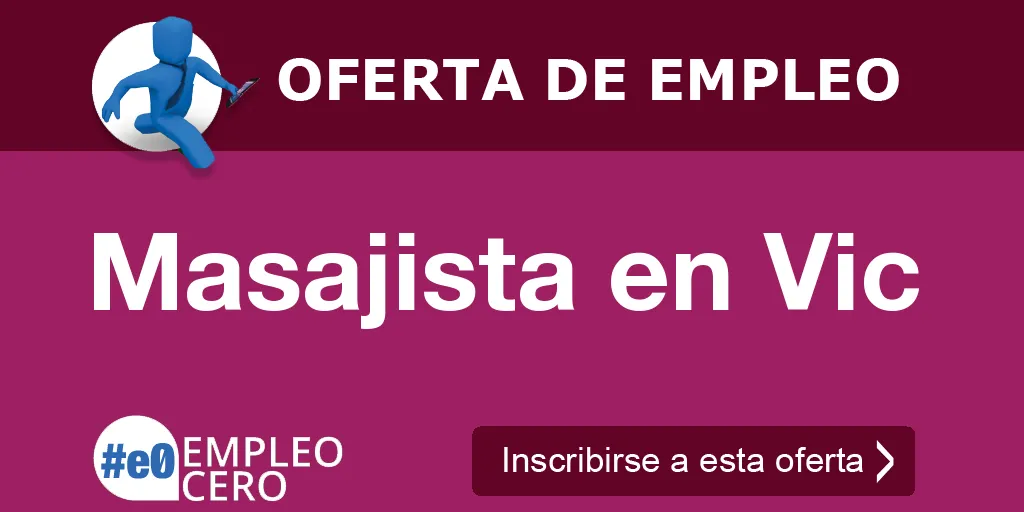 Masajista en Vic