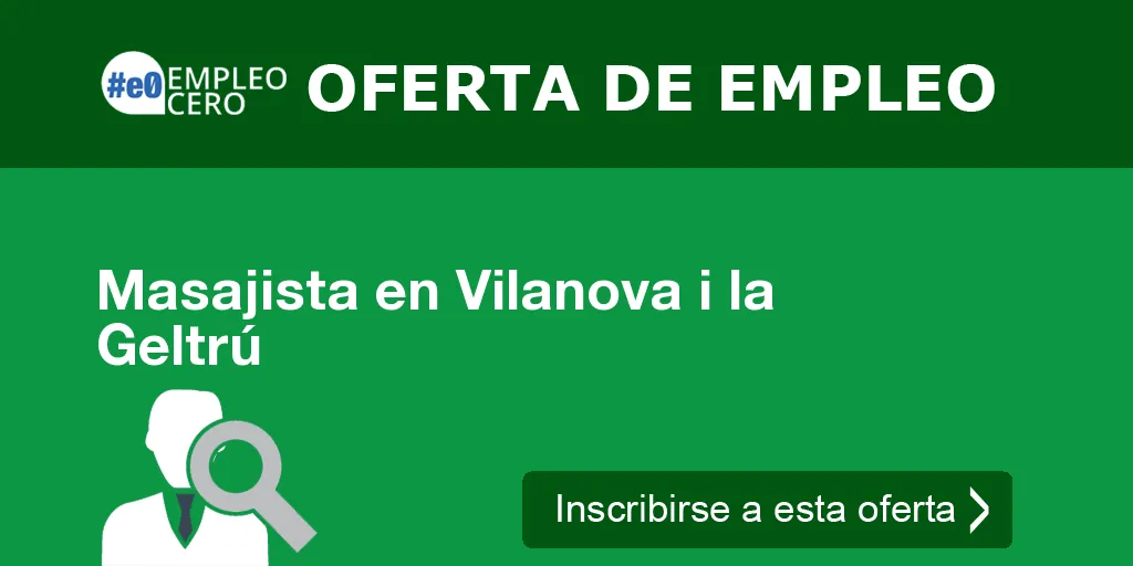 Masajista en Vilanova i la Geltrú Masajista en Vilanova i la Geltrú