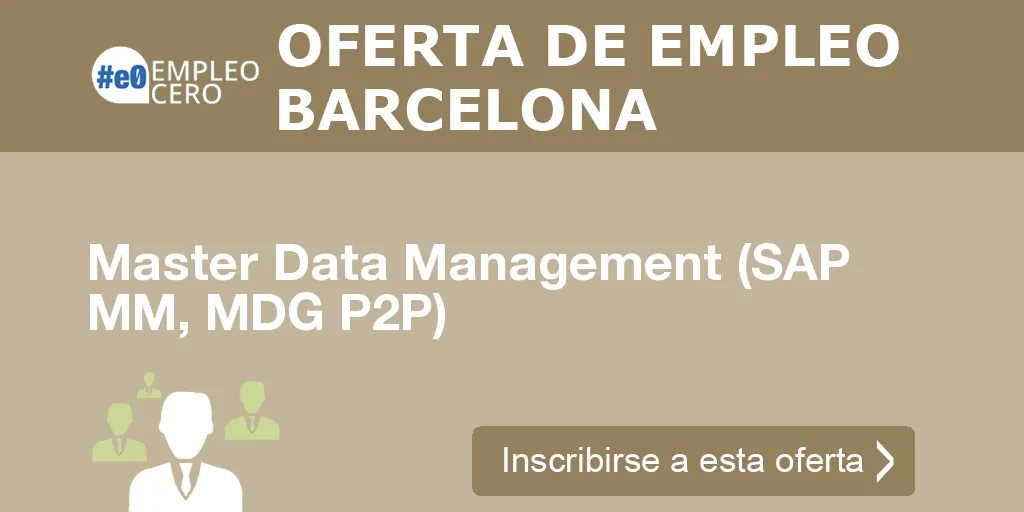 Master Data Management (SAP MM, MDG P2P) Master Data Management (SAP MM, MDG P2P)