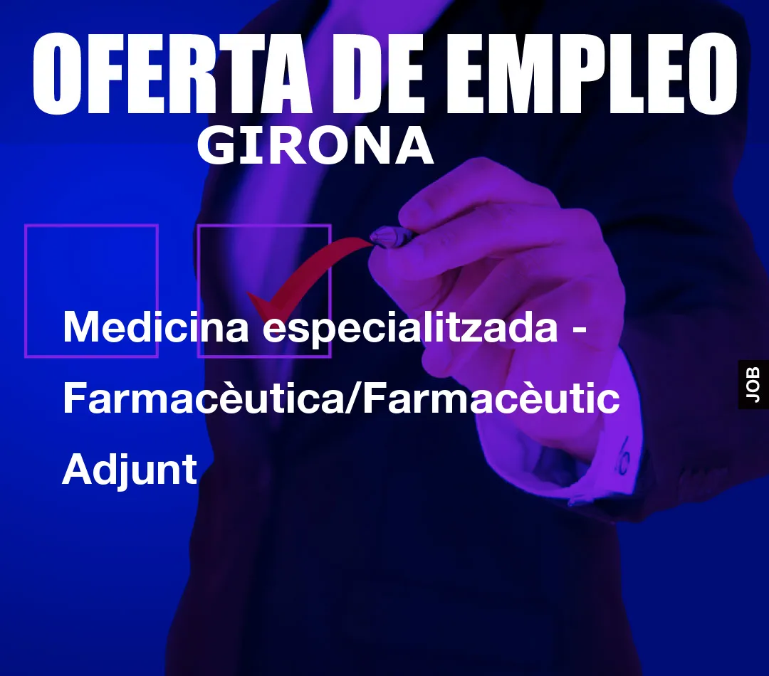 Medicina especialitzada – Farmac