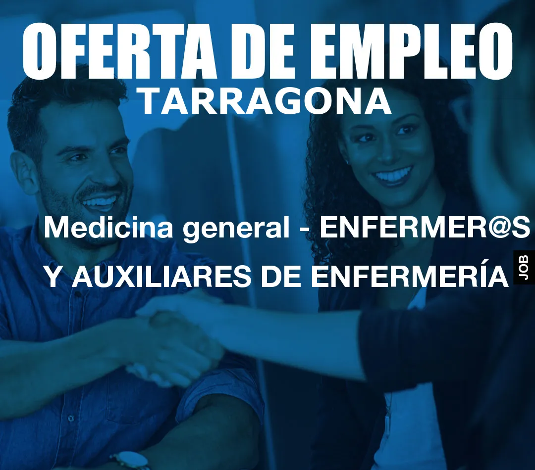 Medicina general – ENFERMER@S Y AUXILIARES DE ENFERMER