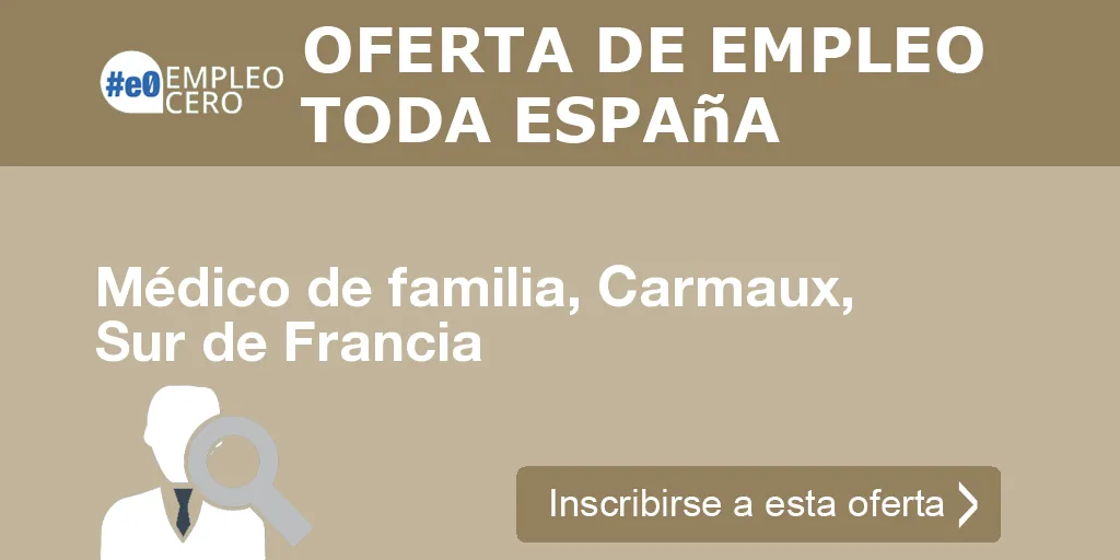Médico de familia, Carmaux, Sur de Francia Médico de familia, Carmaux, Sur de Francia