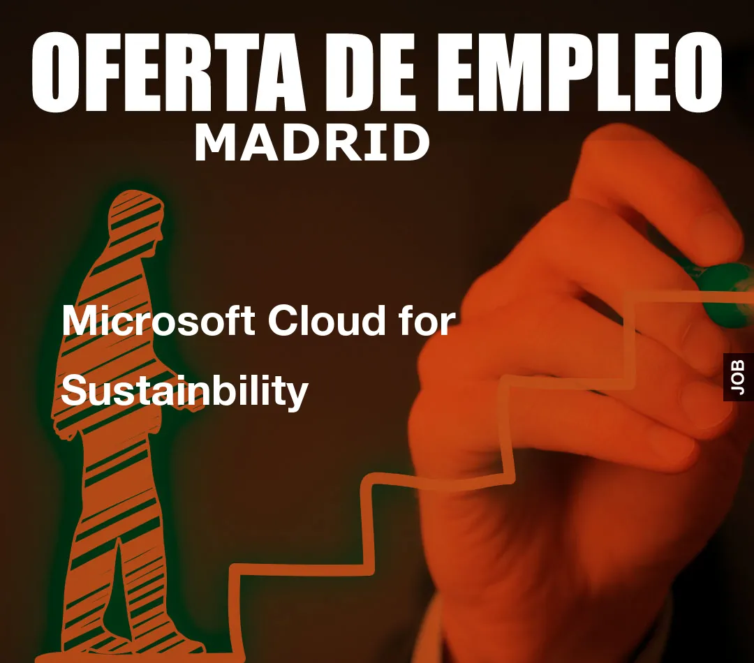 Microsoft Cloud for Sustainbility Microsoft Cloud for Sustainbility
