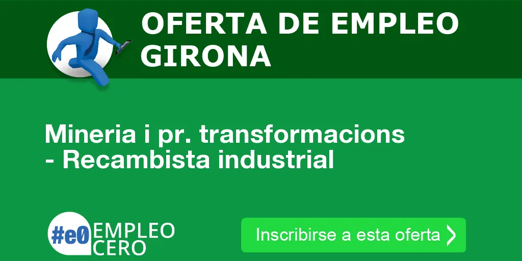 Mineria i pr. transformacions - Recambista industrial Mineria i pr. transformacions - Recambista industrial