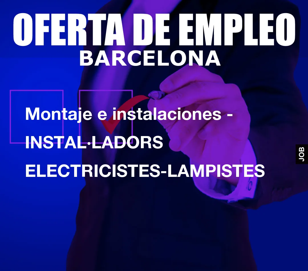 Montaje e instalaciones – INSTAL
