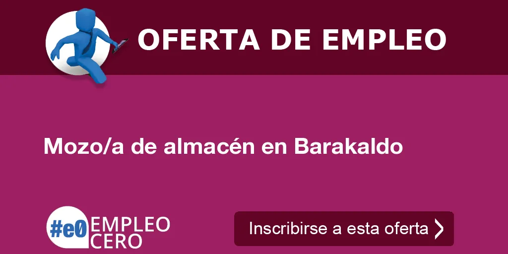 Mozo/a de almacén en Barakaldo