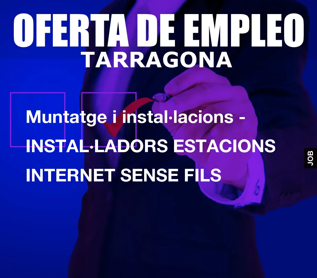 Muntatge i instal