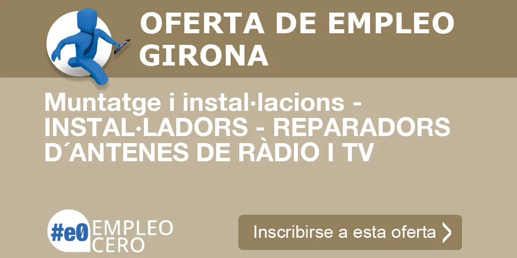 Muntatge i instal·lacions - INSTAL·LADORS - REPARADORS D´ANTENES DE RÀDIO I TV