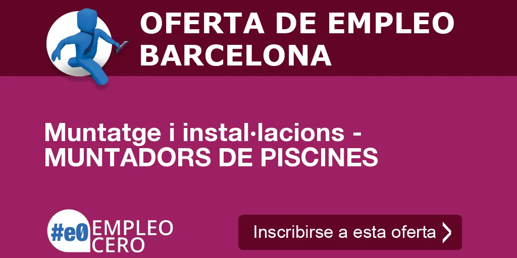 Muntatge i instal·lacions - MUNTADORS DE PISCINES