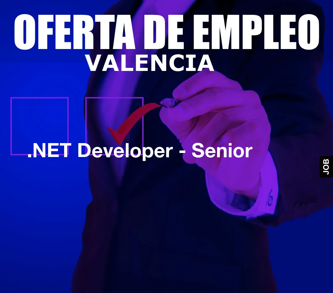.NET Developer – Senior