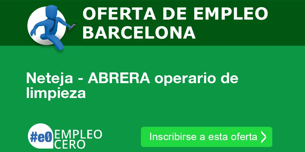 Neteja - ABRERA operario de limpieza Neteja - ABRERA operario de limpieza