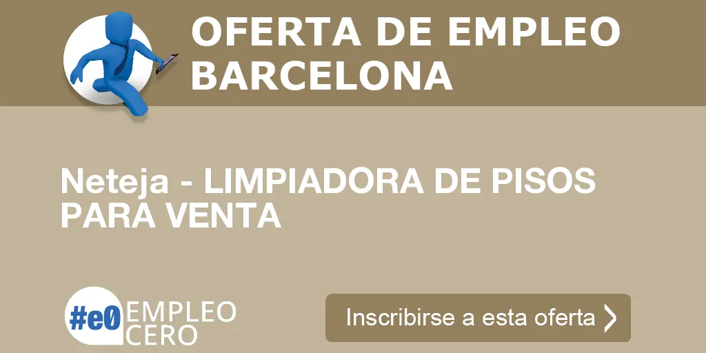Neteja - LIMPIADORA DE PISOS PARA VENTA