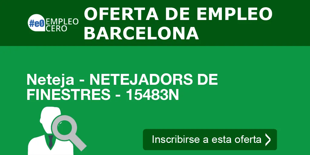 Neteja - NETEJADORS DE FINESTRES - 15483N Neteja - NETEJADORS DE FINESTRES - 15483N