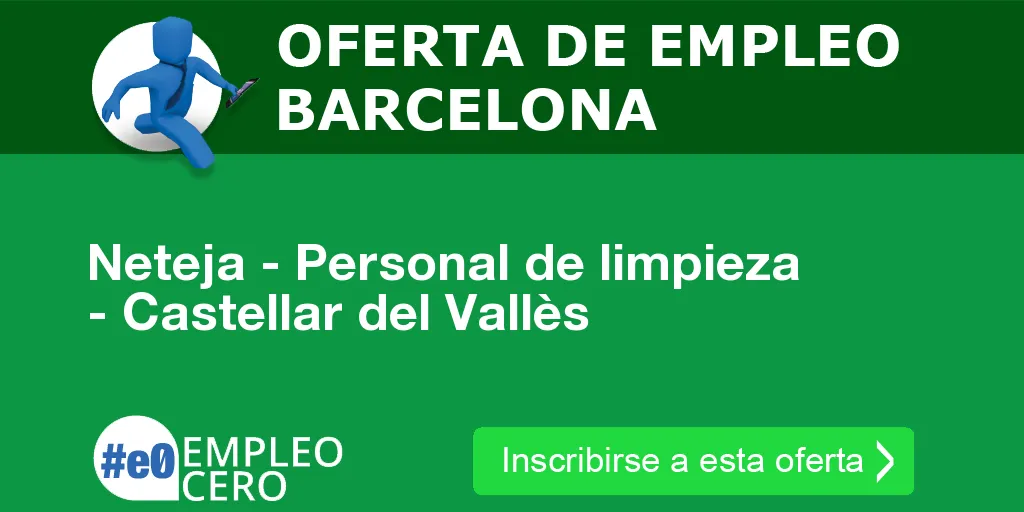 Neteja - Personal de limpieza - Castellar del Vallès Neteja - Personal de limpieza - Castellar del Vallès