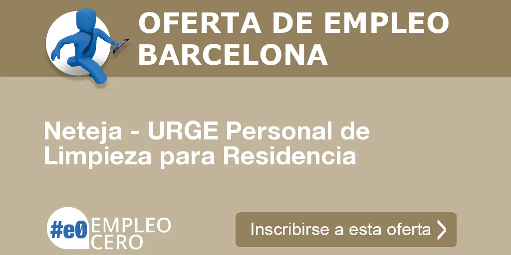 Neteja - URGE Personal de Limpieza para Residencia Neteja - URGE Personal de Limpieza para Residencia
