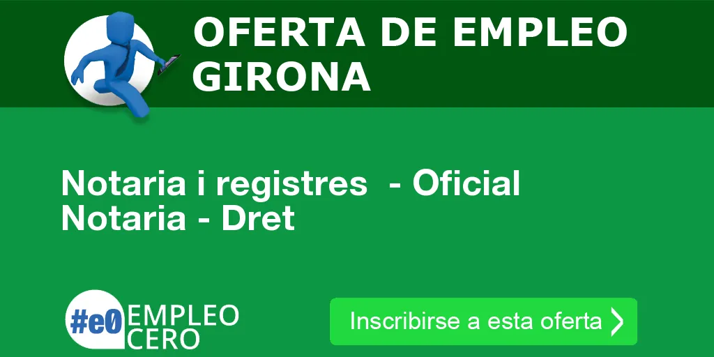 Notaria i registres - Oficial Notaria - Dret Notaria i registres - Oficial Notaria - Dret