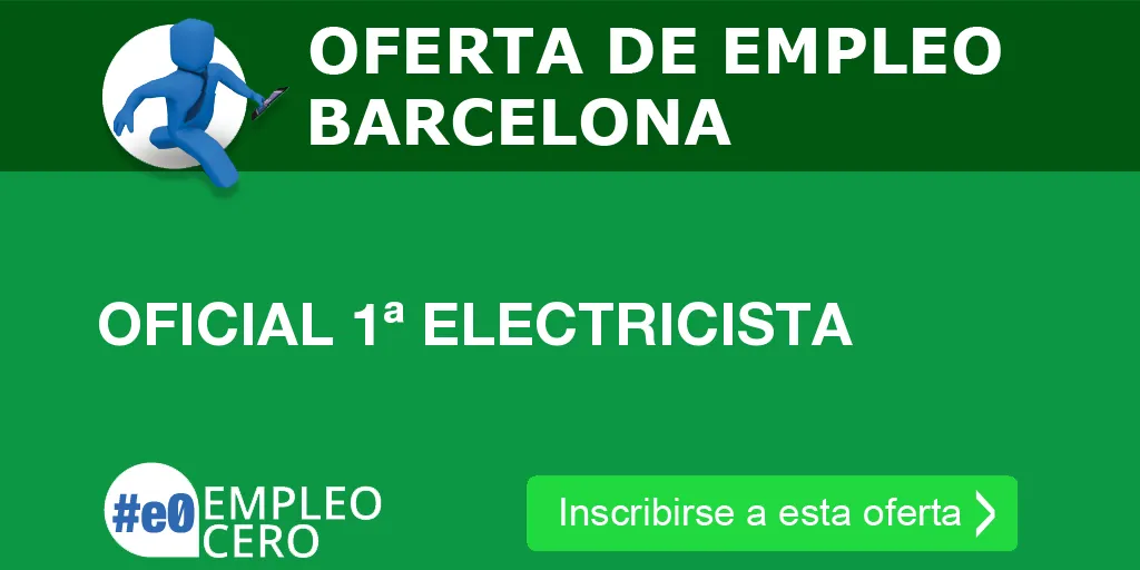 OFICIAL 1ª ELECTRICISTA