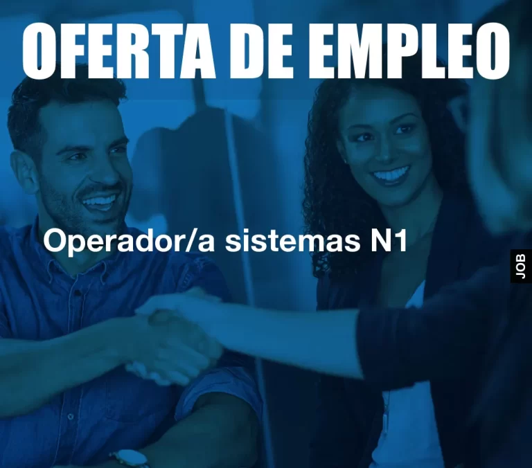 Operador/a sistemas N1