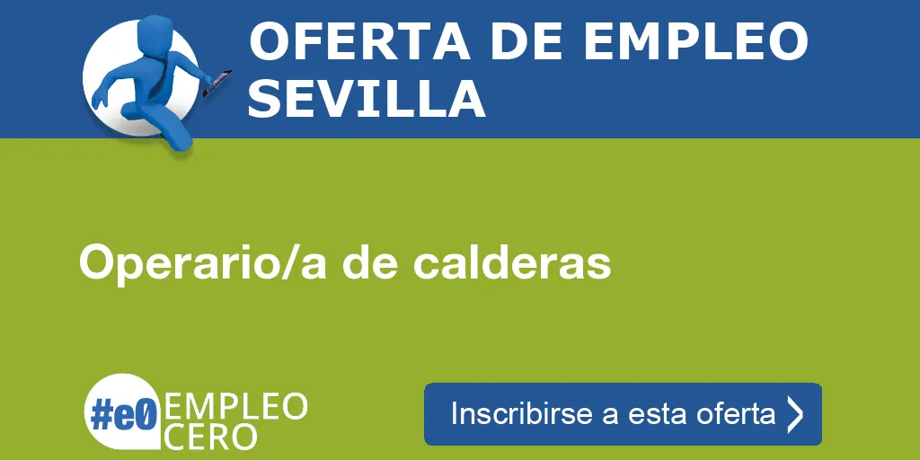 Operario/a de calderas Operario/a de calderas